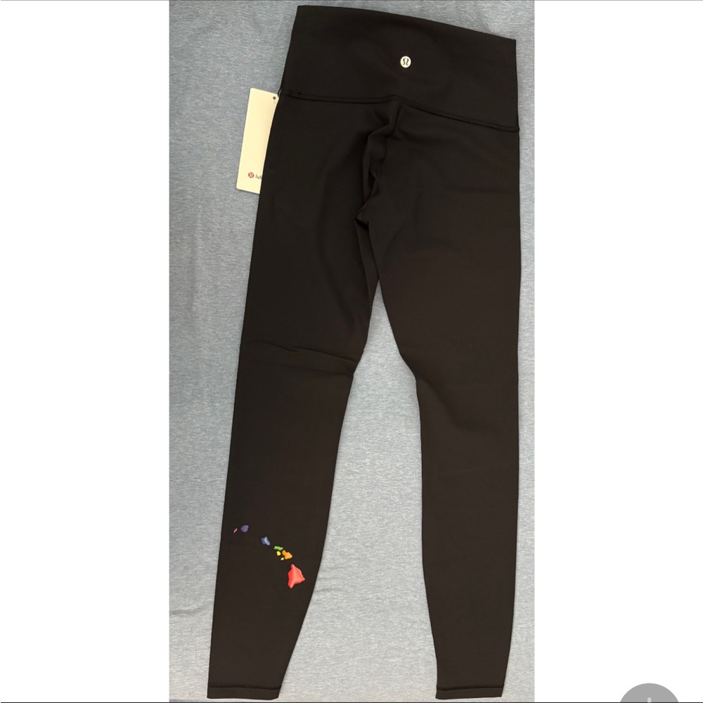 NWT 🌈 RARE Hawaii 🌺 Aloha lululemon athletica Wunder Under 28” Black Leggings